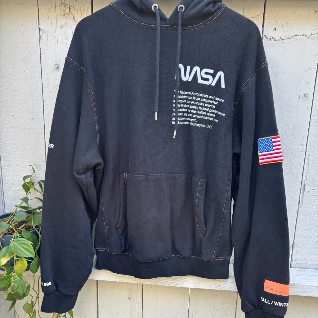 Heron Preston Black Nasa Hoodie